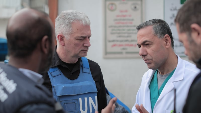 Scott Anderson, an Akron, Iowa native, has spent years as a humanitarian worker in Gaza with...