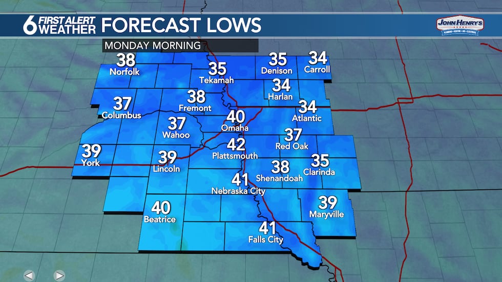 Morning lows