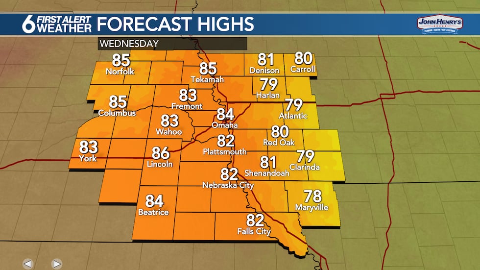 Wednesday highs