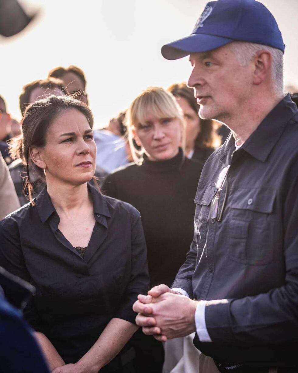 Scott Anderson, an Akron, Iowa native, has spent years as a humanitarian worker in Gaza with...