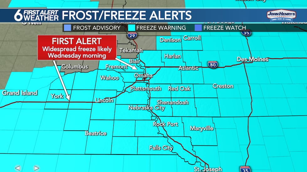 Freeze Alerts