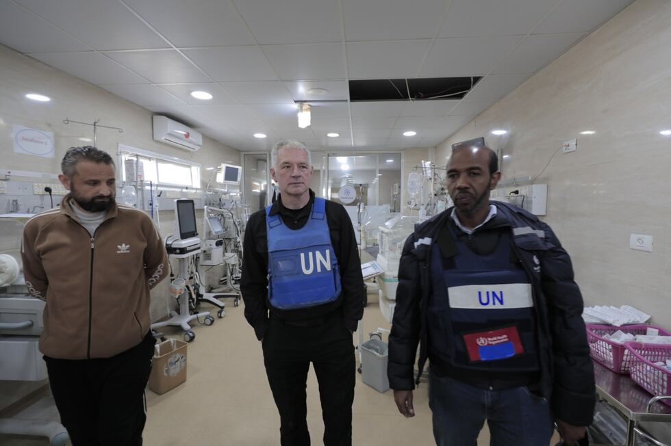 Scott Anderson, an Akron, Iowa native, has spent years as a humanitarian worker in Gaza with...