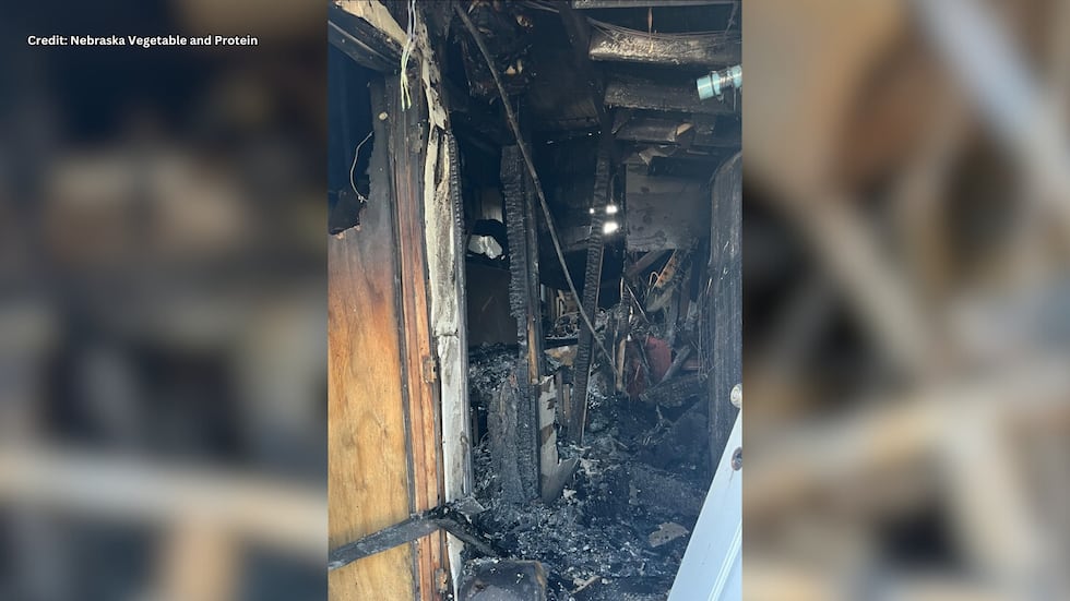 The company said all of their crops and livestock were killed in the fire.