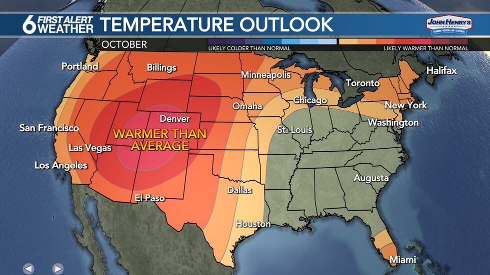 Temperature outlook