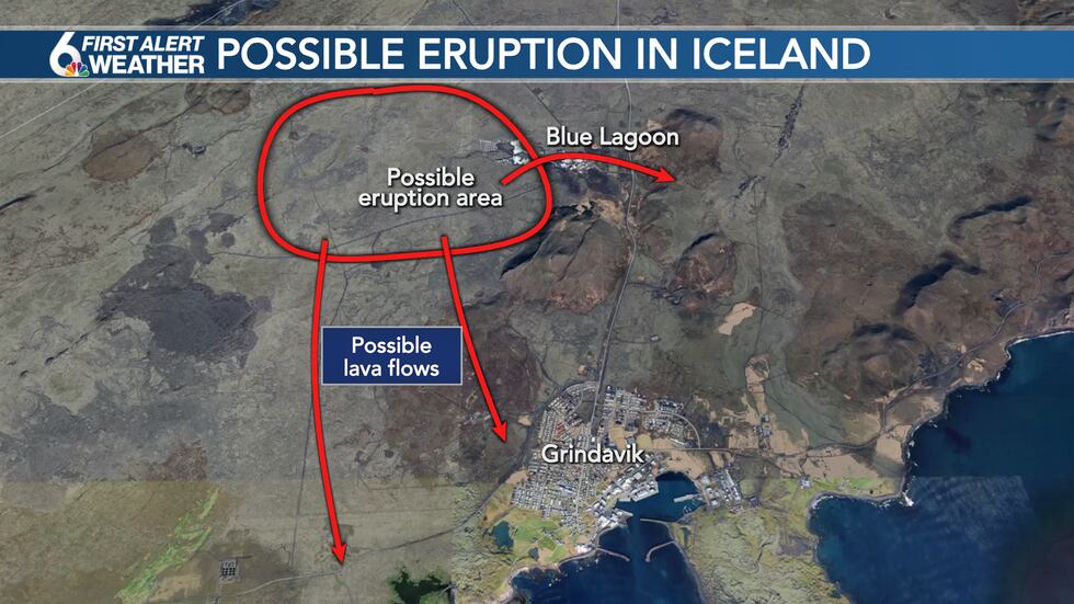 Possible new eruption in Iceland