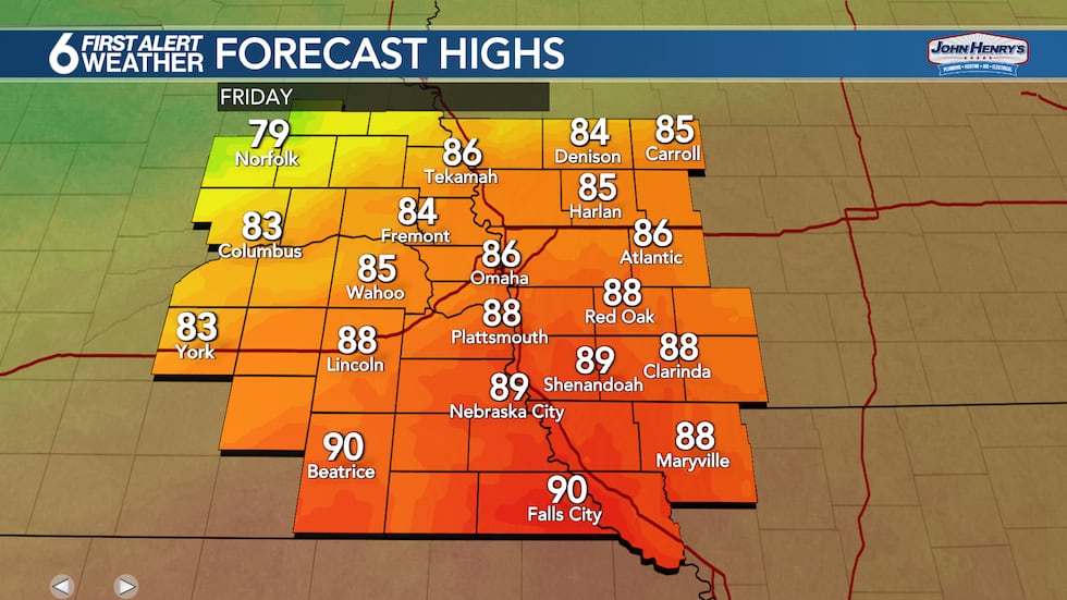 Friday highs